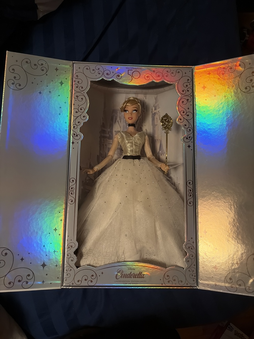 Disney Cinderella 50th Anniversary Limited Edition Doll - New